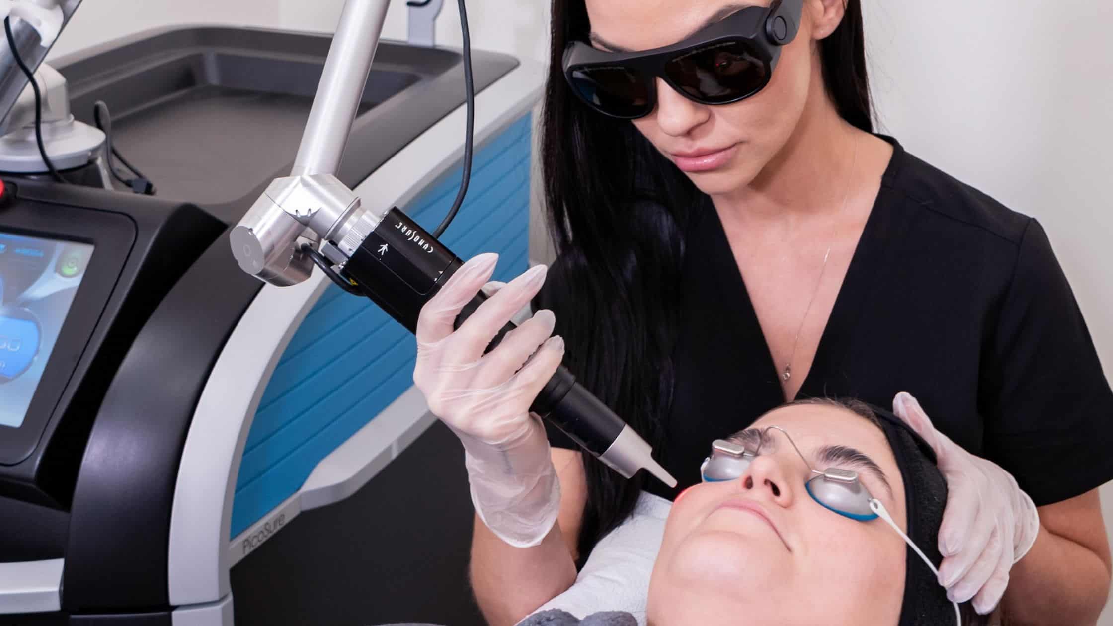 Laser treatment at Beautiful Canadian Laser and Skincare Clinic in Surrey, BC