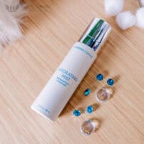 Colorescience hydrating mist spray bottle laying flat - setting spray available in Canada