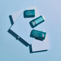 Colorescience sport stick SPF 50 editorial flat lay - available in Canada