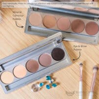 Eye & Brow Palette with Mineral Corrector Palette by Colorescience - available in Candada - top view