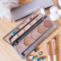 mineral corrector palette by Colorescience - available in Canada - top view styled - makeup colours