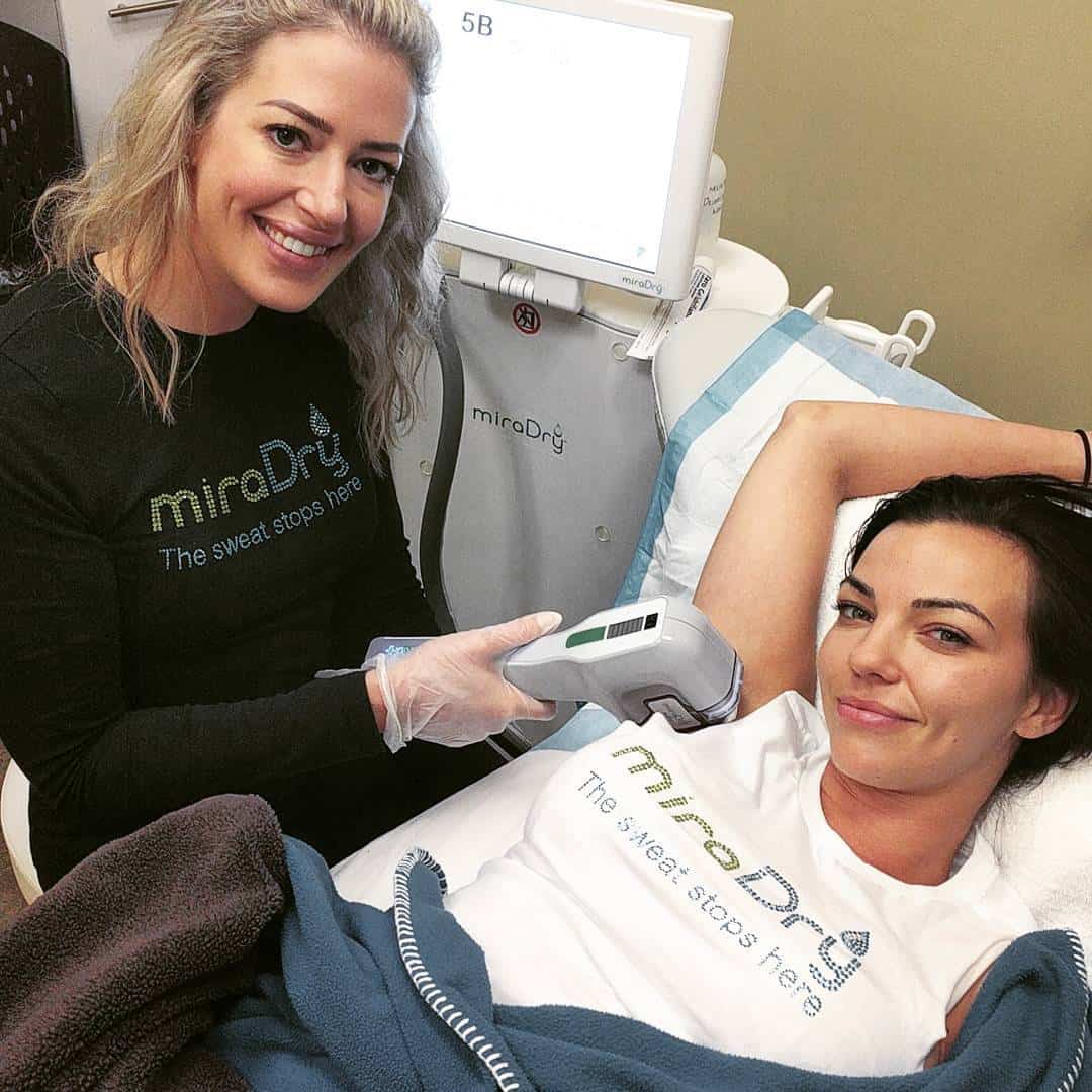 MiraDry session in Surrey near Vancouver - sweat reduction treatment