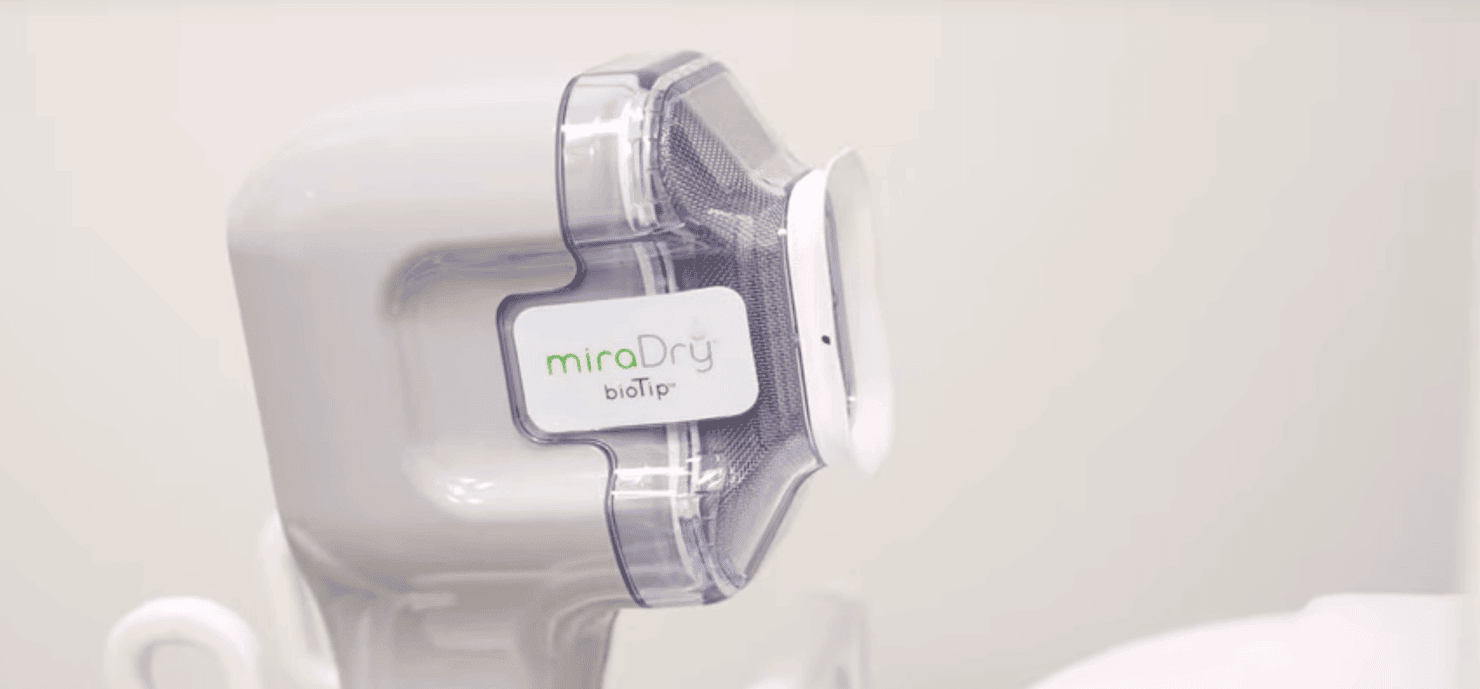 Our Surrey miraDry handpiece applicator bioTip