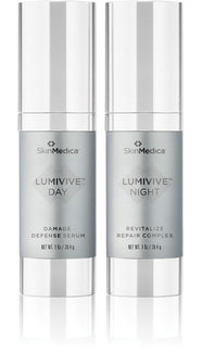 SkinMedica Lumivive Day and Night skincare system product to protect against blue light and pollutants - sold in Surrey BC