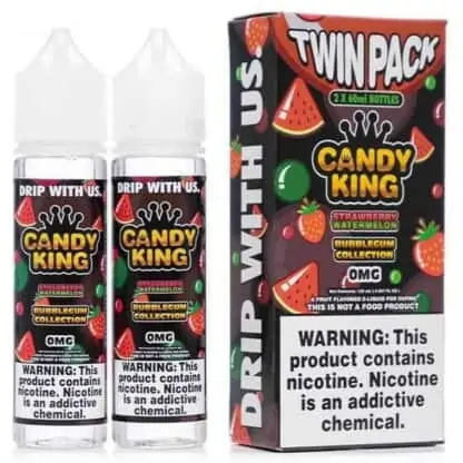 Candy King Strawberry Watermelon Bubblegum Shortfill 2x50ml
