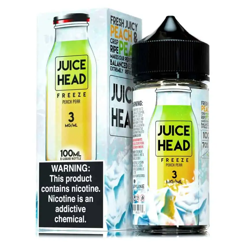 Peach Pear Freeze Juice Head Shortfill 100ml