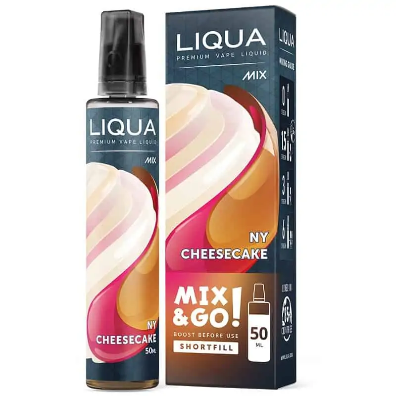 Ny Cheesecake Liqua Mix And Go Shortfill