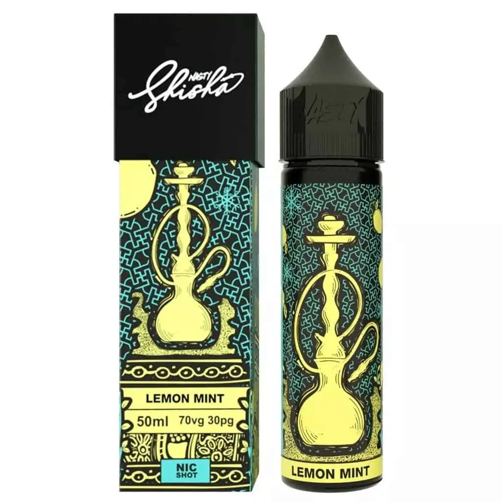 Lemon Mint Shisha Nasty Juice Shortfill 50ml