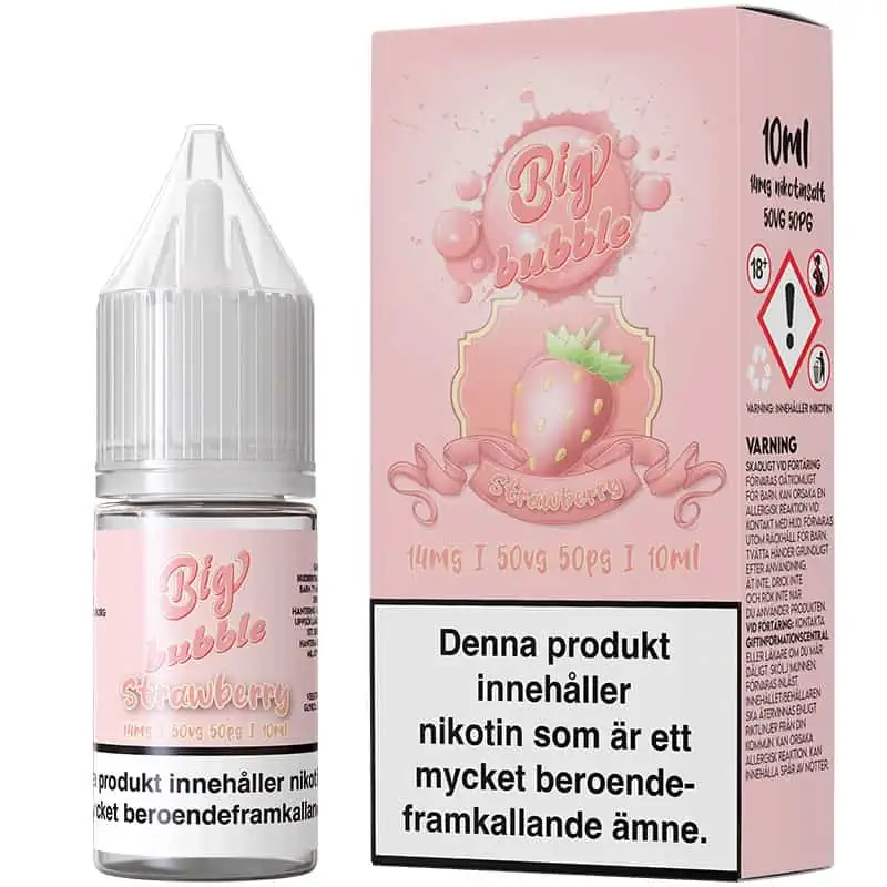 Strawberry Big Bubble Salts 14mg 10ml
