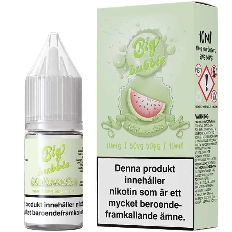 Watermelon Big Bubble Salts 14mg 10ml