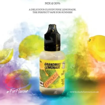 Grandmas Lemonade Chefs Flavours Concentrate 30ml