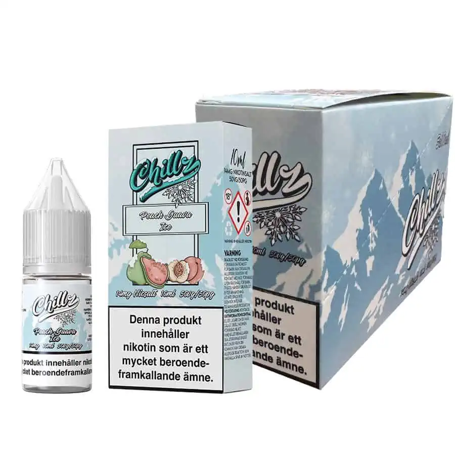 Peach Guava Ice Chillz Salts 14mg 10ml