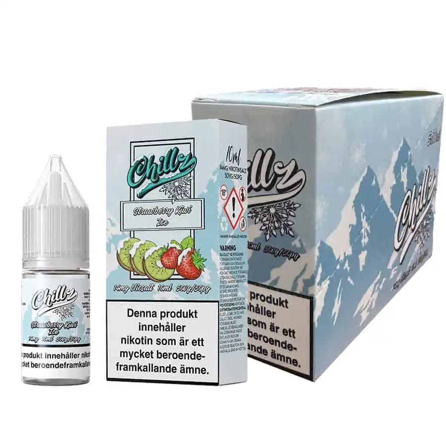 Strawberry Kiwi Ice Chillz Salts 14mg 10ml