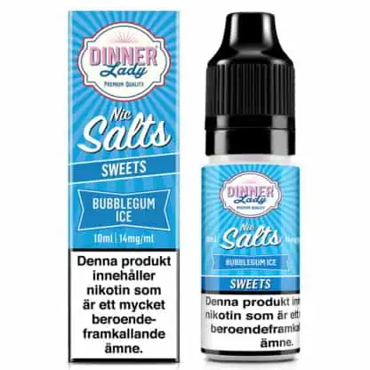 Bubblegum Ice Dinner Lady Nic Salts 14mg