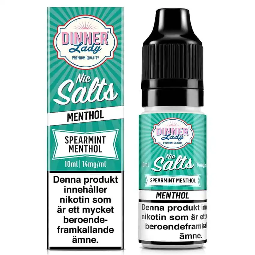 Spearmint Menthol Dinner Lady Nic Salts 14mg