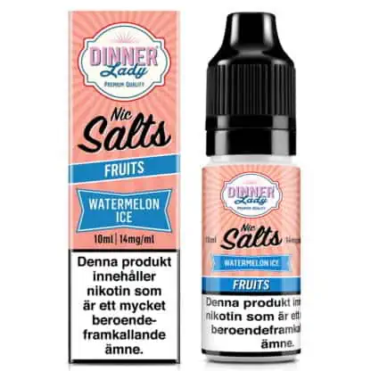 Watermelon Ice Dinner Lady Nic Salts 14mg
