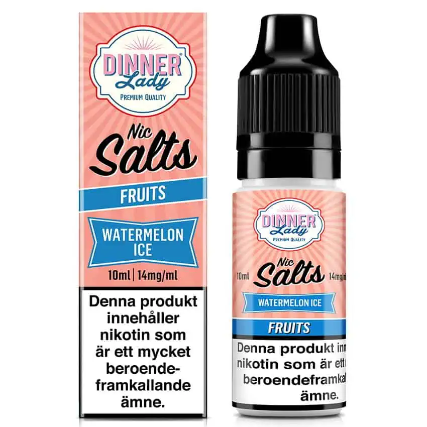Watermelon Ice Dinner Lady Nic Salts 14mg