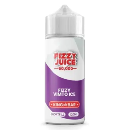 Fizzy Vimto Ice Fizzy Juice King Bar Shortfill 100ml