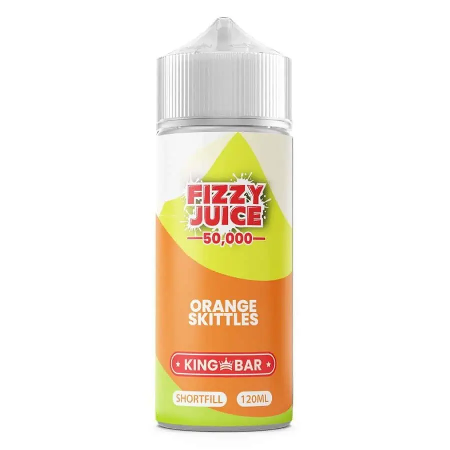 Orange Skittles Fizzy Juice King Bar Shortfill 100ml