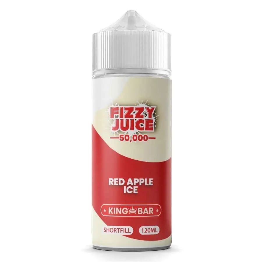 Red Apple Ice Fizzy Juice King Bar Shortfill 100ml