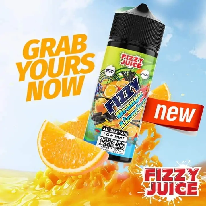 Orange Licorice Fizzy Shortfill 100ml