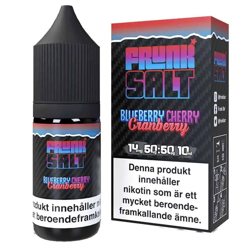 Blueberry Cherry Cranberry Frunk Salt 14mg 10ml