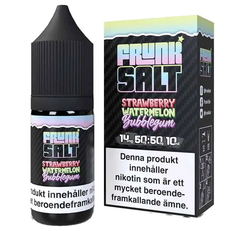 Strawberry Watermelon Bubblegum Frunk Salt 14mg 10ml