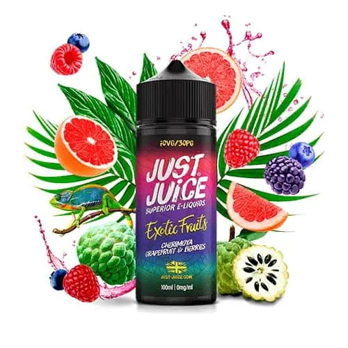 Cherimoya Grapefruit Berries Just Juice Shortfill 100ml