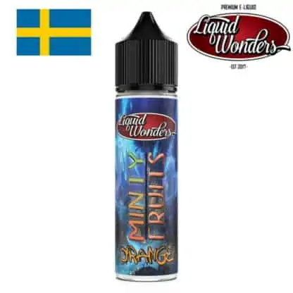 Orange Liquid Wonders Minty Fruits Shortfill 50ml