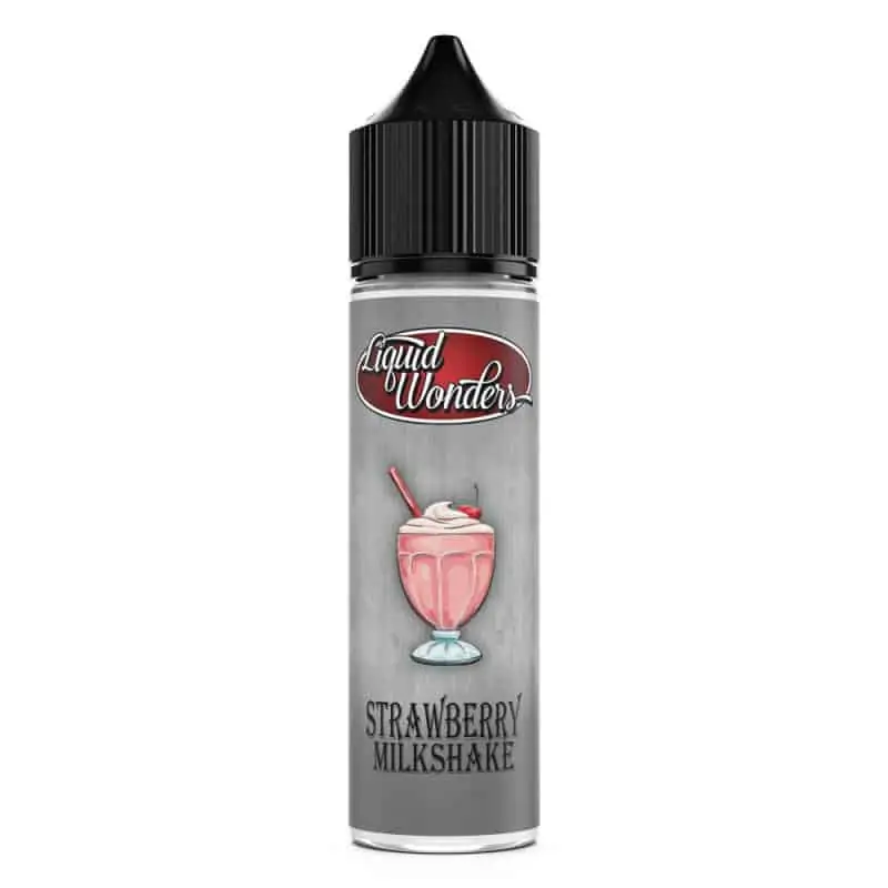 Strawberry Milkshake Liquid Wonders Shortfill 50ml