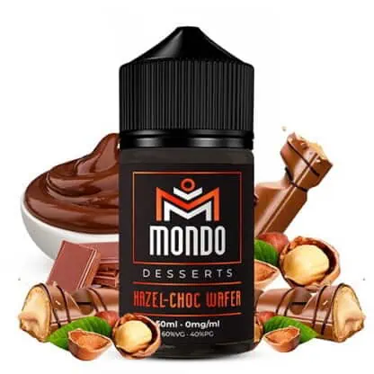Hazel Choc Wafer Mondo Shortfill 50ml