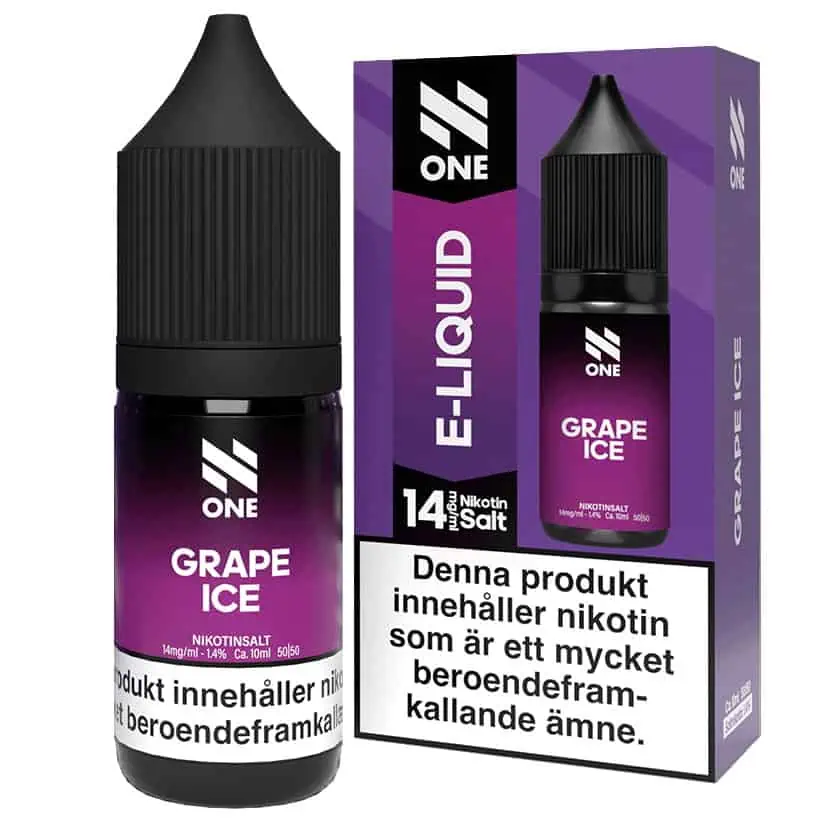 Grape Ice N One Salt 14mg 10ml
