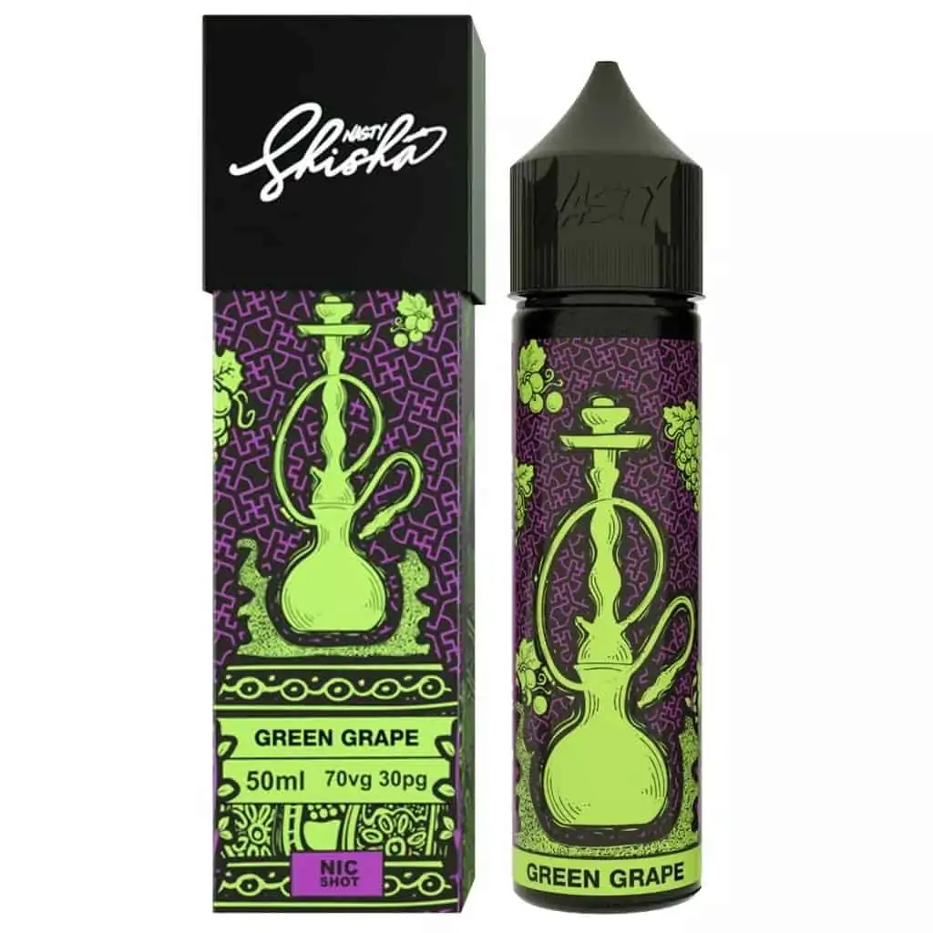 Green Grape Shisha Nasty Juice Shortfill 50ml
