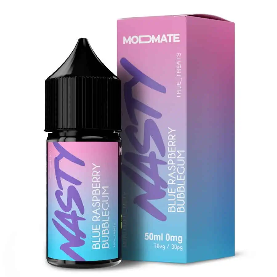 Blue Raspberry Bubblegum Nasty Modmate Shortfill 50ml