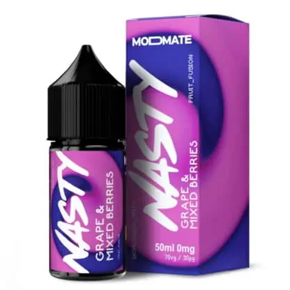 Grape And Mixed Berries Nasty Modmate Shortfill 50ml
