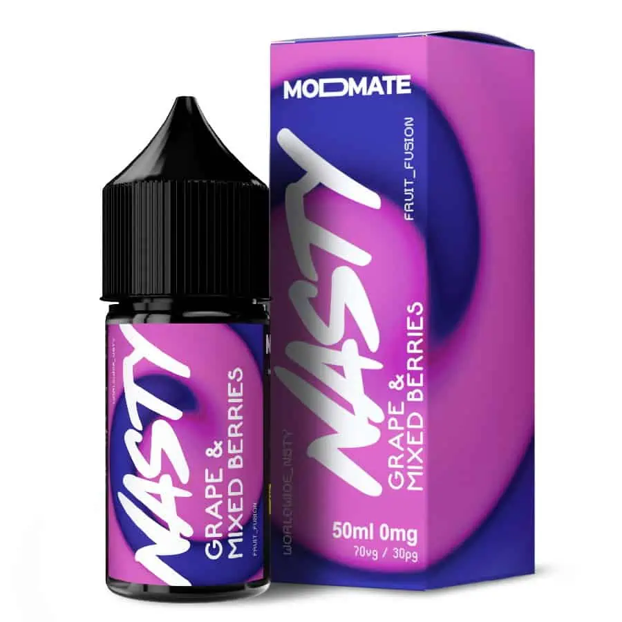 Grape And Mixed Berries Nasty Modmate Shortfill 50ml