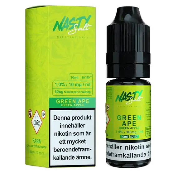 Green Ape Nasty Salt 10mg