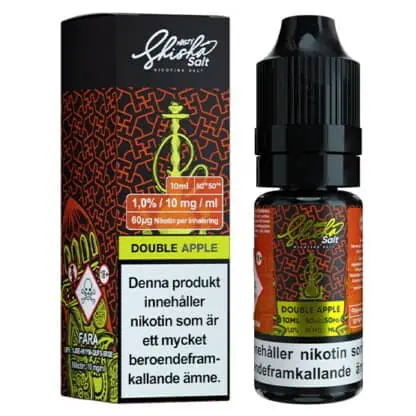 Shisha Double Apple Nasty Salt 10mg