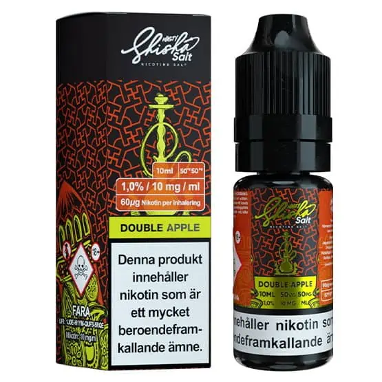 Shisha Double Apple Nasty Salt 10mg