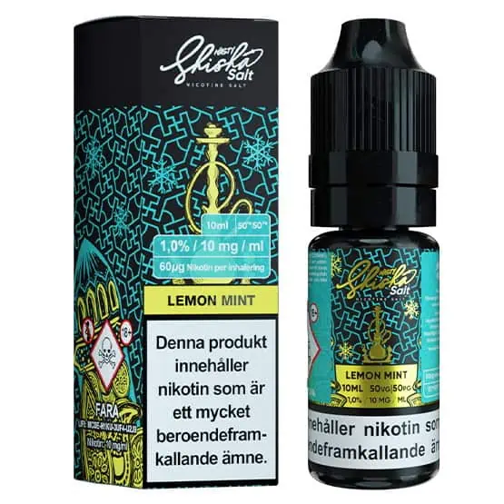 Shisha Lemon Mint Nasty Salt 10mg