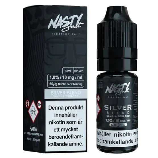 Silver Blend Nasty Salt 10mg