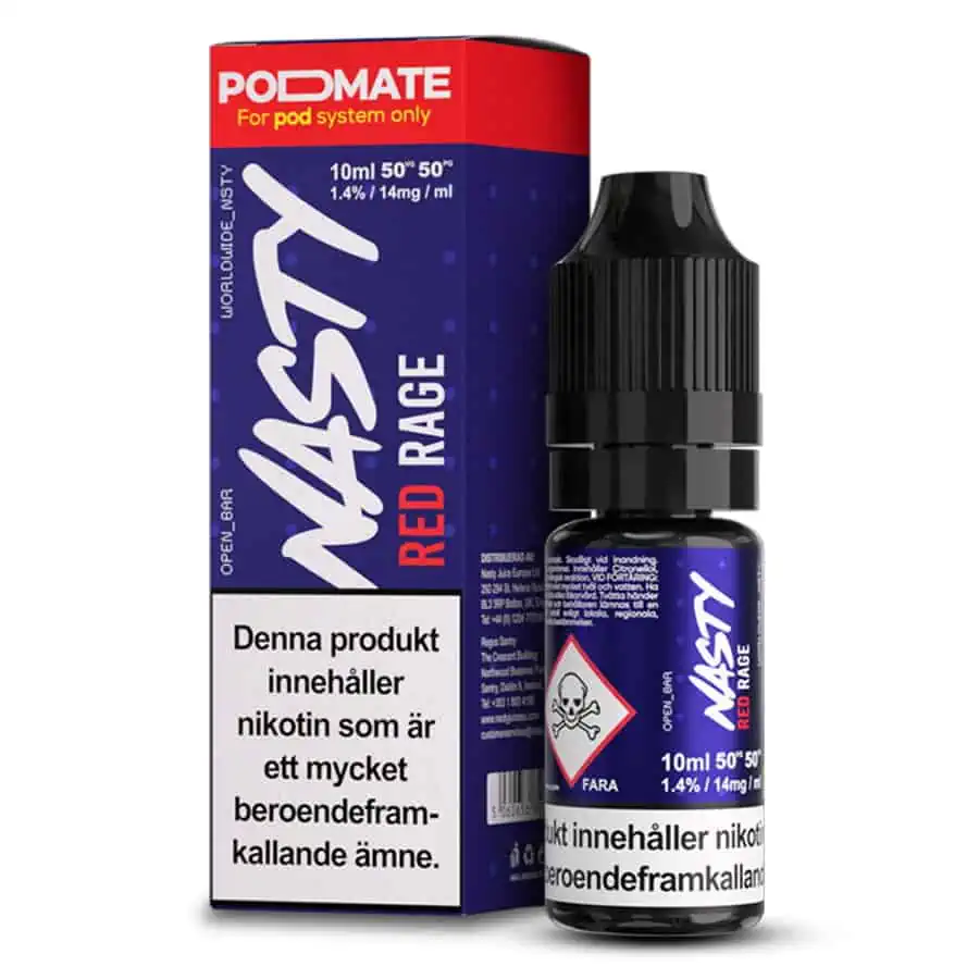 Red Rage Nasty Salt 14mg