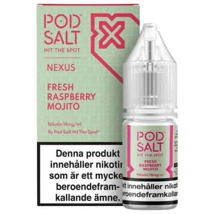 Fresh Raspberry Mojito Nexus Pod Salt 14mg 10ml