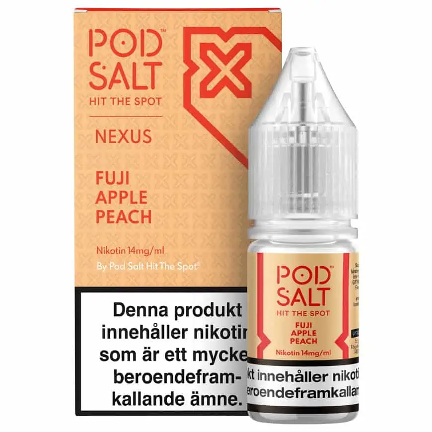 Fuji Apple Peach Nexus Pod Salt 14mg 10ml