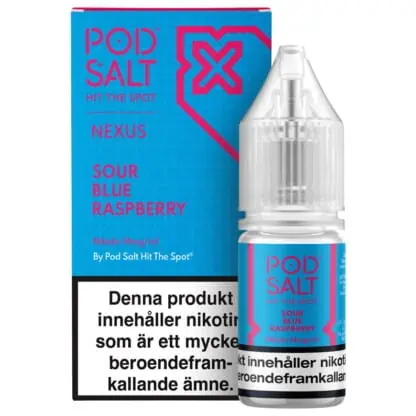 Sour Blue Raspberry Nexus Pod Salt 14mg 10ml