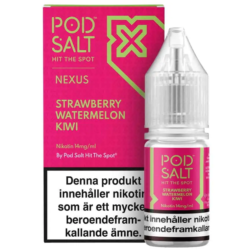 Strawberry Watermelon Kiwi Nexus Pod Salt 14mg 10ml