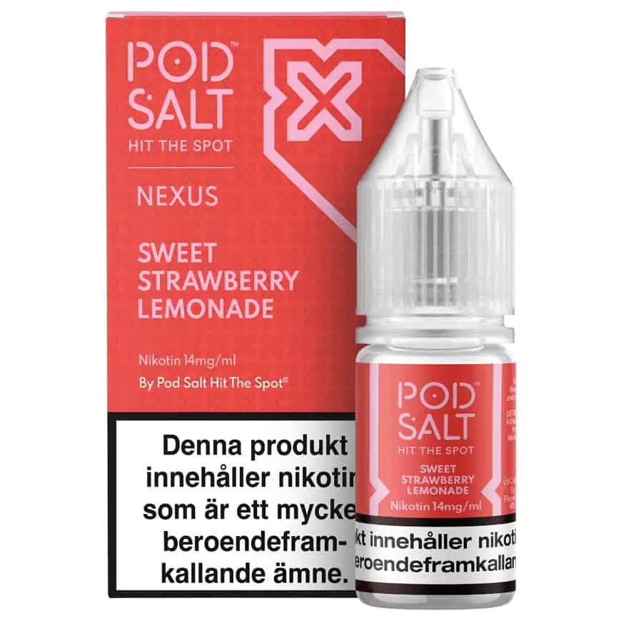 Sweet Strawberry Lemonade Nexus Pod Salt 14mg 10ml