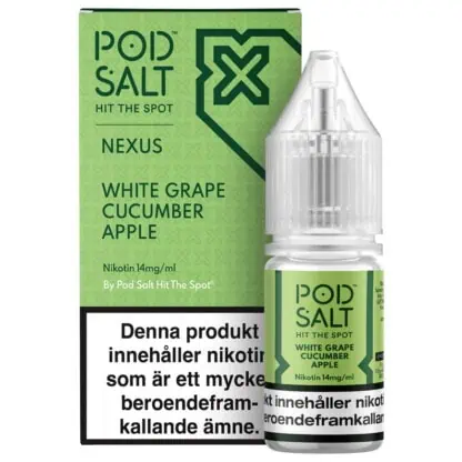 White Grape Cucumber Apple Nexus Pod Salt 14mg 10ml