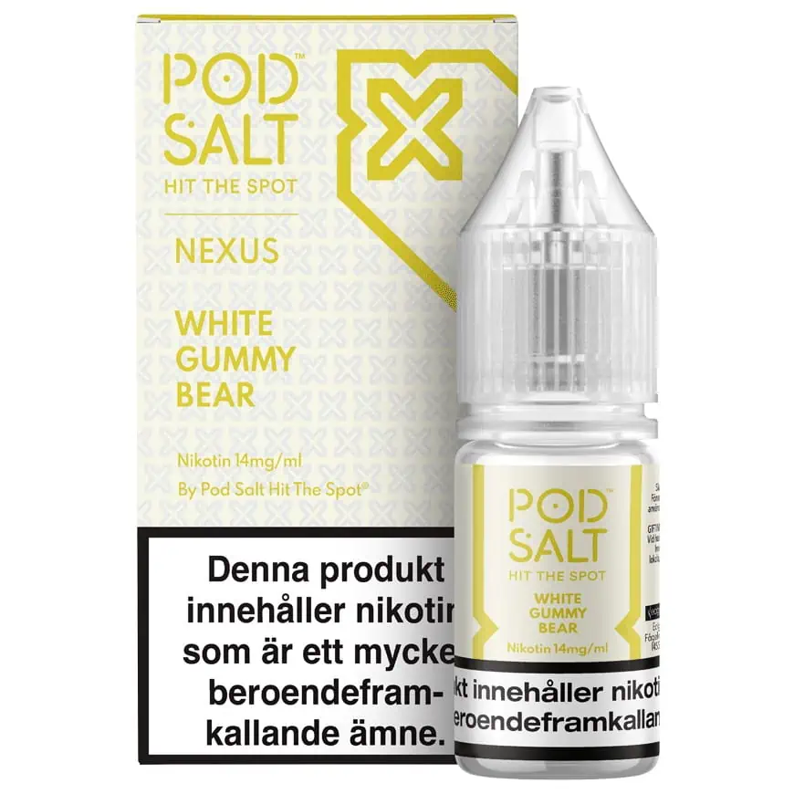 White Gummy Bear Nexus Pod Salt 14mg 10ml