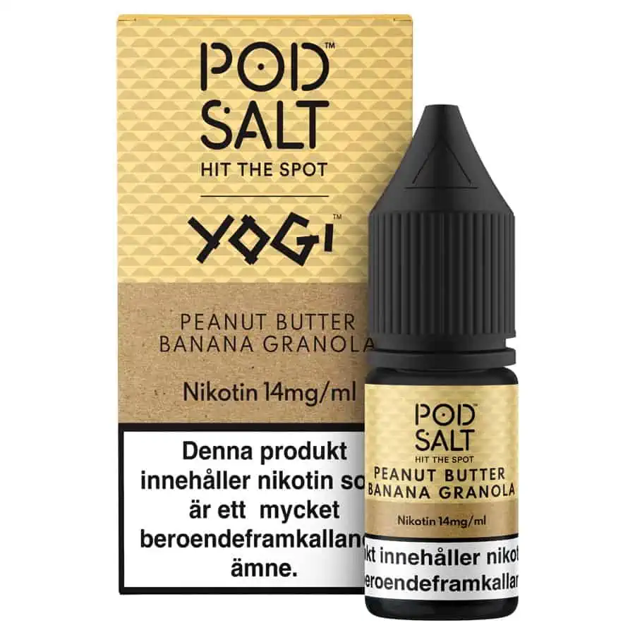 Peanut Butter Banana Granola Pod Salt Yogi 14mg